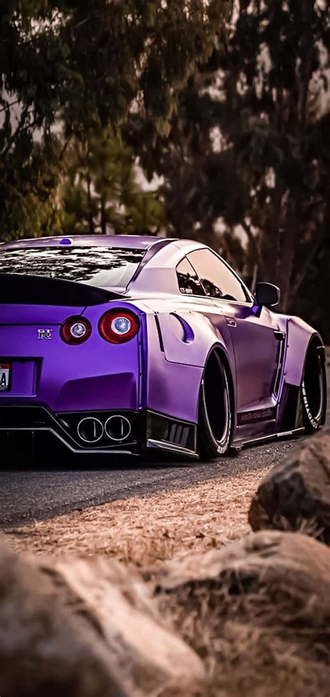 Download Purple Nissan R35 Gtr Picture