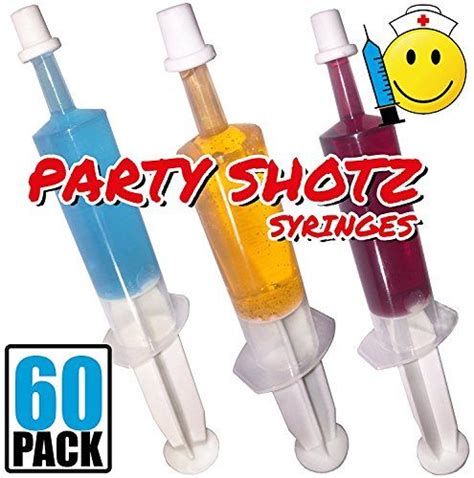 Pack Party Shotz Jello Shot Syringes Medium Oz Wit Jello