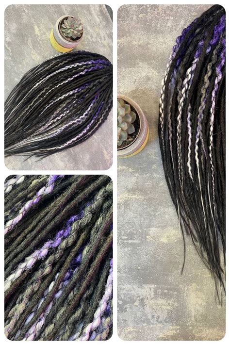 Ready To Ship Dreads Full De Dreadlocks Set Arabian Night Dreads Black De Dreads Black And