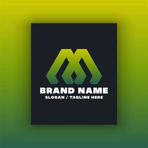 Letter M logo design template 23089246 Vector Art at Vecteezy