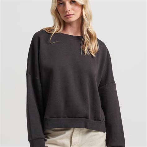 Nude Lucy Carter Classic Oversized Sweat In Coal Depop