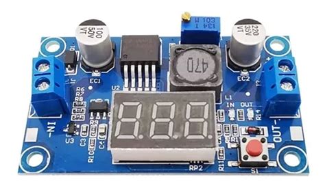 Regulador De Tensão Ajustável Lm2596 Dc Dc Display Step Down