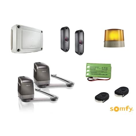 Moteur Portail Battant Somfy Axovia Multipro S Io Pack Confort