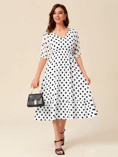 Search Polka Dot Dress Shein Usa