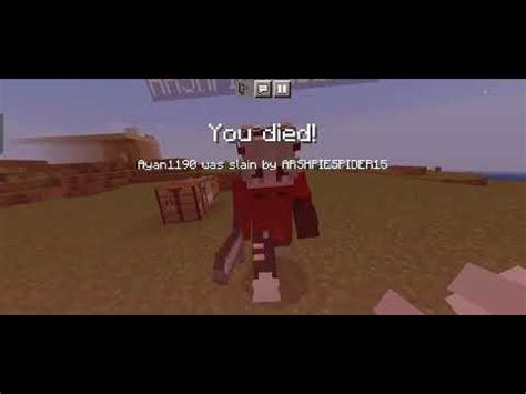 Minecraft Server Name Is Spider Youtube