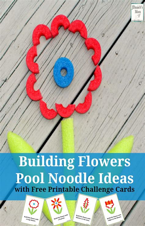 Pool Noodle Ideas Building Flowers