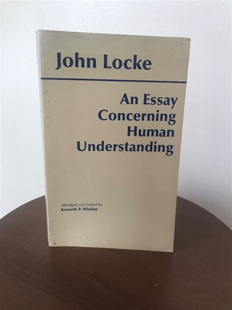 An Essay Concerning Human Understanding By John Locke On Carousell