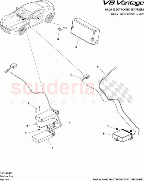 Tracker Assembly Parts For Aston Martin V8 Vantage Upto 2016