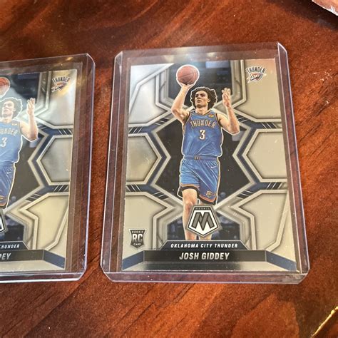 2021 22 Panini Mosaic Rookies Silver Prizm 210 Josh Giddey Josh