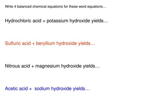 PPT - Acid Base Class #4 PowerPoint Presentation, free download - ID ...