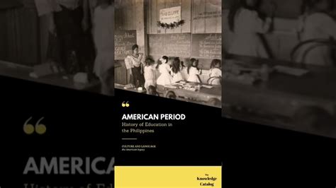 How Did The Philippine Education Evolve During The American Period