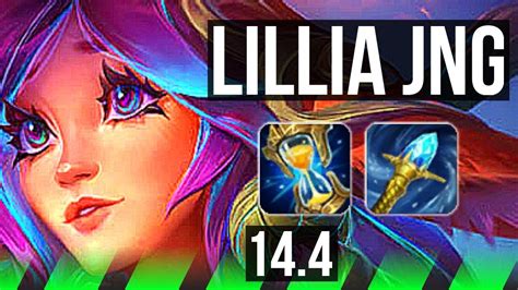 LILLIA Vs JAX JNG 12 2 8 Rank 8 Lillia TR Challenger 14 4