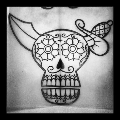 Skull tattoo flash designs - Skullspiration