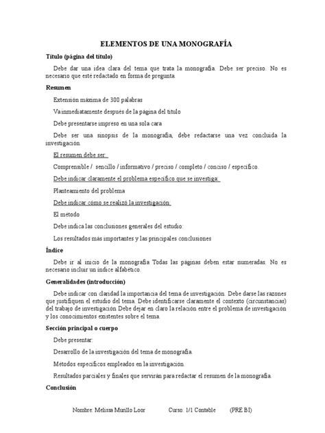 Pdf Elementos De Una Monograf A Dokumen Tips