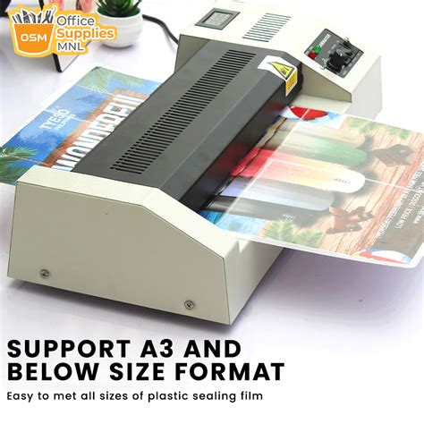 Laminator B Machine A Size Hot And Cold Heavy Duty Laminating Machine OFFICOM Brand Shopee
