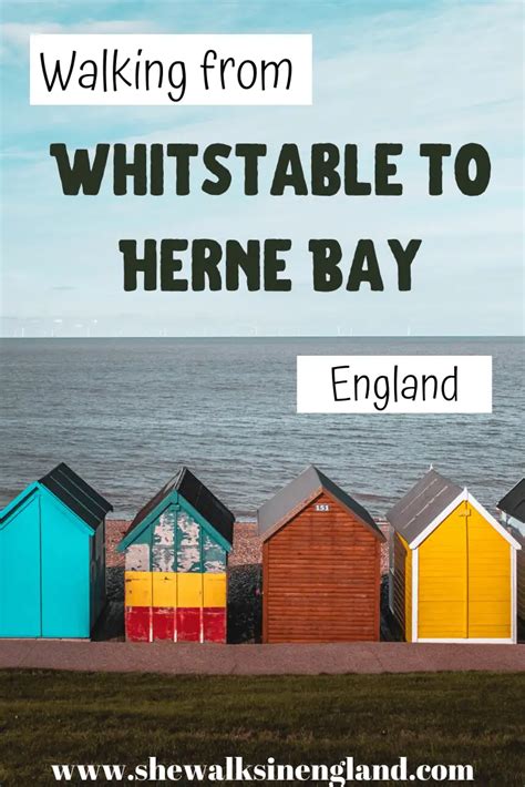 Coastal Walk From Whitstable To Herne Bay She Walks In England