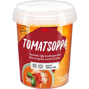 Tomatsoppa Med Bitar G Ica Handla Mat Online Fr N Din Lokala Ica Butik