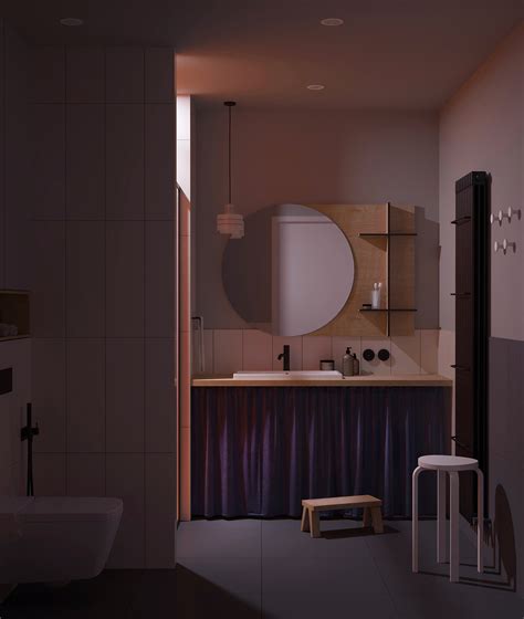 Shower room design on Behance