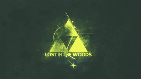 Link Zelda The Legend Of Zelda Lost Woods Typography Triforce