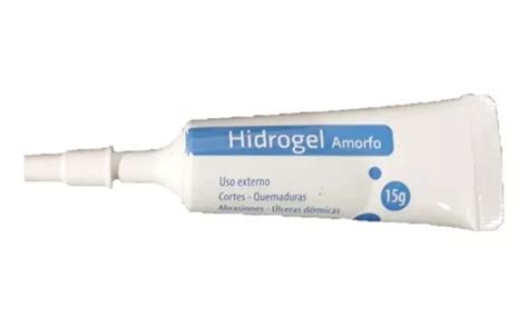 Hidrogel Amorfo 15g Heridas Cortes Curaciones Quemaduras Cuotas Sin