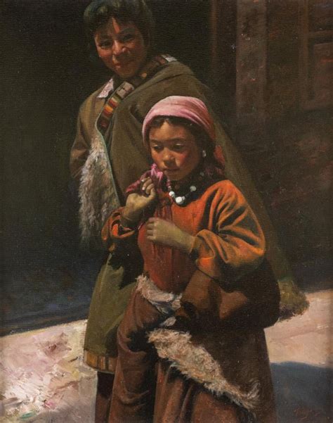 Luo Tong Oil On Canvas March In Montana