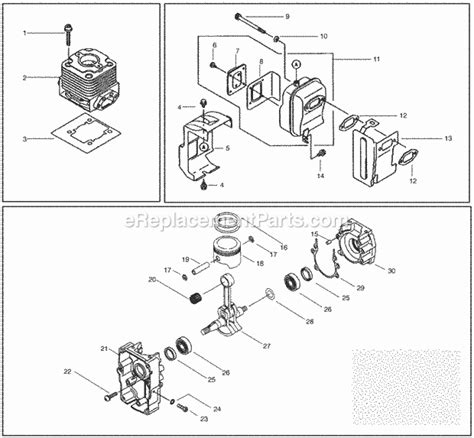 Poulan Bp402le Parts List And Diagram