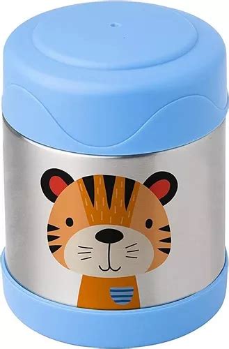 Pote Térmico Infantil Clingo Inox Tigre 330ml Parcelamento sem juros