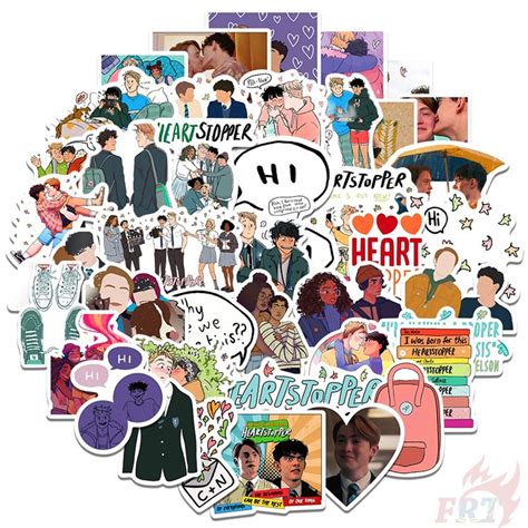 Pcs Set Heartstopper Series Stickers Waterproof Diy Fashion Decals