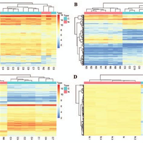 Hierarchical Clustering Heatmap Of The Top 200 Differentially Expressed Download Scientific