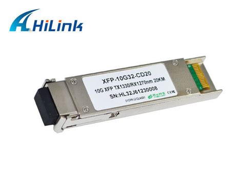 Hot Pluggable Simplex LC XFP Transceiver Network Gigabit Fiber Transceiver