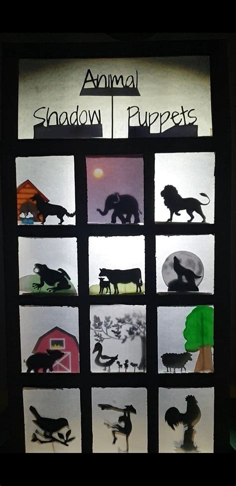 Animal shadow puppets | Shadow puppets, Puppets, Shadow