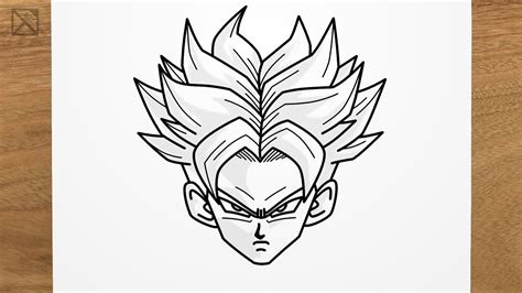 How To Draw Trunks Super Saiyan Dragon Ball Z Step By Step Easy