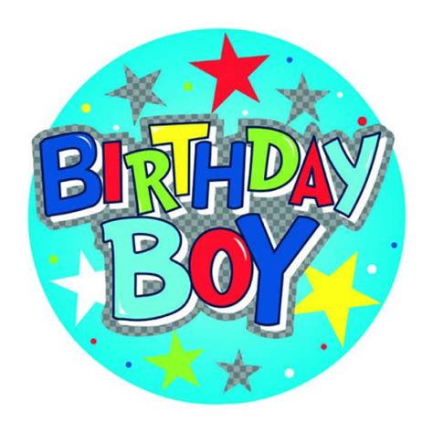 Birthday Boy Giant Badge Pack Of Eu58274 Office Party Supplies