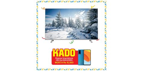Toshiba 55C350KE 55” 4K Smart TV & Free Hisense Smart Phone H60 Lite