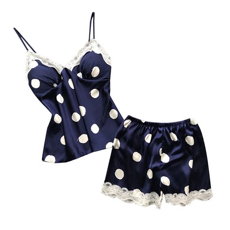 Wreesh Womens Lingerie Camisole Shorts Set Exquisite Plus Size Lace Lingerie Bra Briefs Set Cut