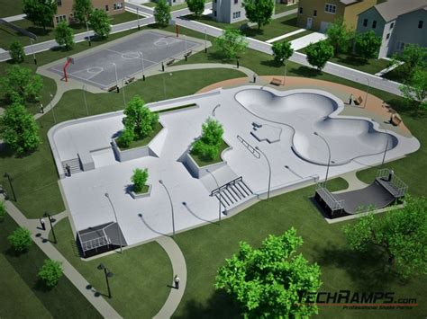 Sample Concrete Skatepark No 010510 Exemplary Skateparks