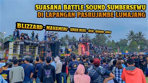 Battle Sound Sumbersewu Ada Di Lapangan Pasrujambe Sound Horeg Jatim