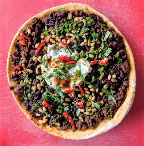 Lebanese Lamb Pizza Retro Food For Modern Times