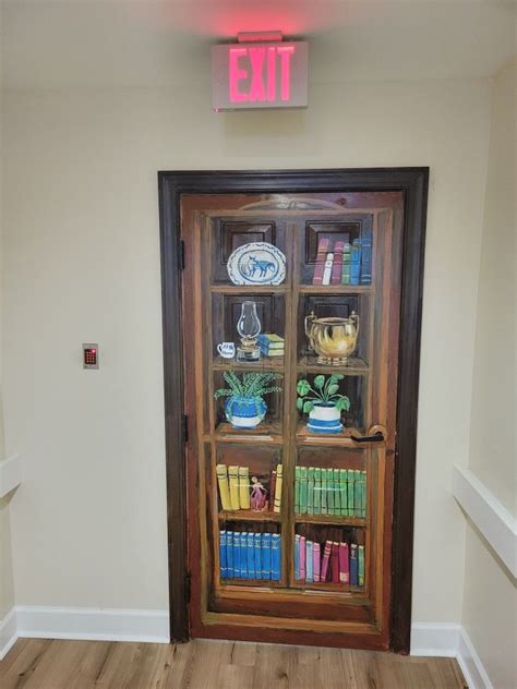 Exit Door Disguised As A Book Case Senior Living Decor Home Decor