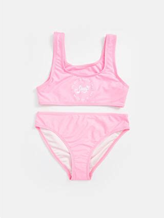 LCW Kids Bikini za Devojčice sa UV Zaštitom i Brzim Sušenjem S CV Z SQZ LC Waikiki