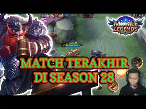 Solo Push Rank Di Akhir Season Mobile Legends Okymvgaming Mlbb