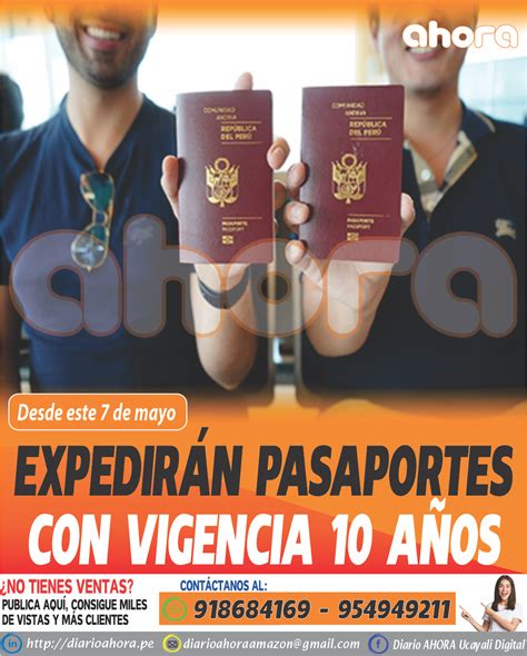 ExpedirÁn Pasaportes Con Vigencia 10 AÑos Diario Ahora