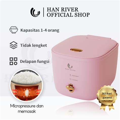 Jual Han River Rice Cooker Hrrc Magic Mejikom L Pink Shopee