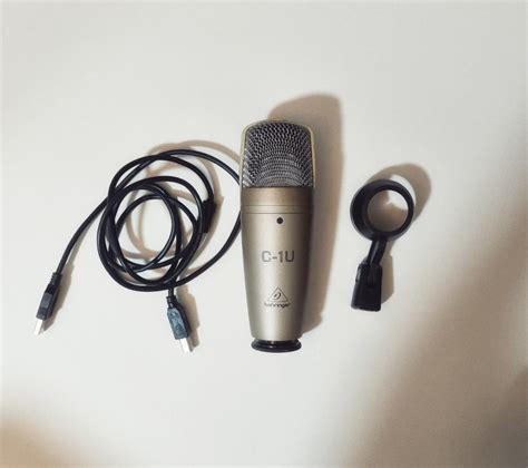 Behringer C U Usb Studio Condenser Microphone Audio Microphones On