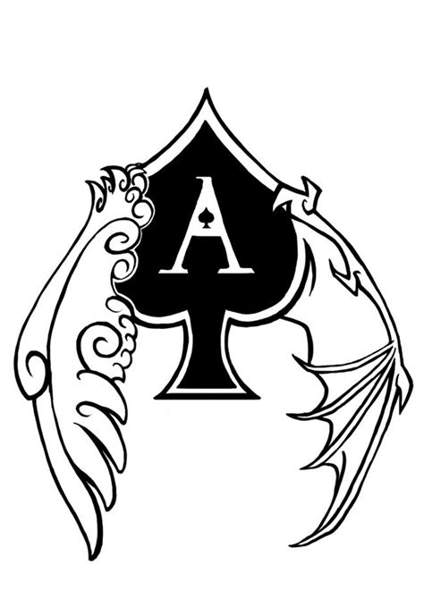 Winged Ace Of Spades By Erith On Deviantart