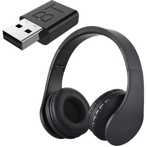 Casque Audio Casque TV Sans Fil Rechargeable Multifonction Bluetooth