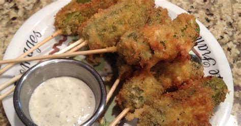 Lindseys Kitchen Lindseys Fried Pickles On A Stick