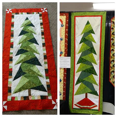 Christmas Tree Quilted Wall Hanging Christmas Tree Quilt Christmas