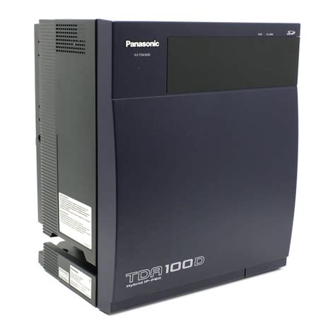 PANASONIC KX-TDA100D FEATURES MANUAL Pdf Download | ManualsLib