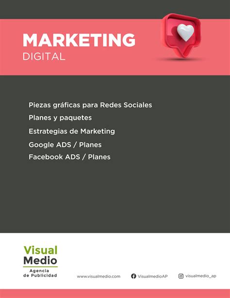 Piezas Graficas Redes Visual Medio